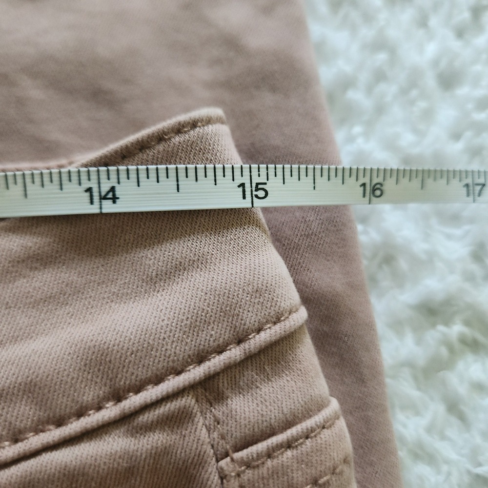 WHBM The Skinny Ankle High Rise Pants Mauve Pink Size 8 Stretch Cotton Blend - Picture 5 of 9